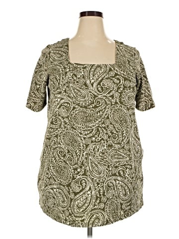 Jessica London Short Sleeve Blouse (view 1)