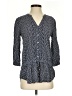 Tory Burch 100% Rayon Blue 3/4 Sleeve Blouse Size XS - photo 1