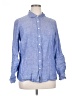 J.Crew Blue Long Sleeve Button-Down Shirt Size 14 - photo 1