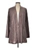 Susan Graver Metallic Silver Blazer Size L - photo 1