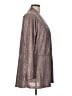 Susan Graver Metallic Silver Blazer Size L - photo 4