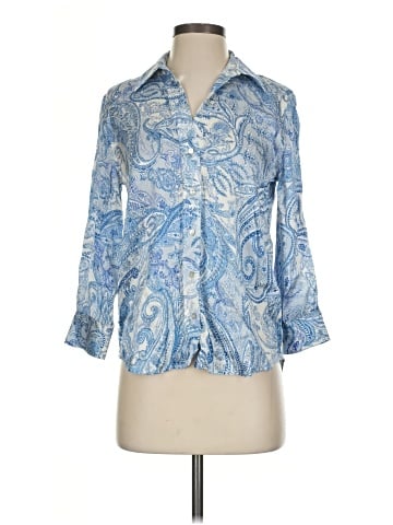 L'Agence 3/4 Sleeve Button-Down Shirt (view 1)