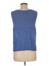 Lulus 100% Acrylic Blue Sleeveless Top Size L - photo 2