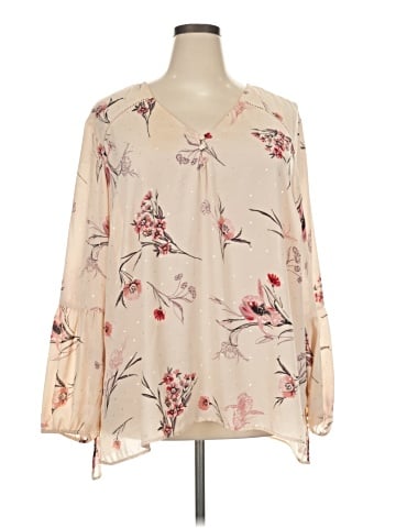 Maurices 3/4 Sleeve Blouse (view 1)