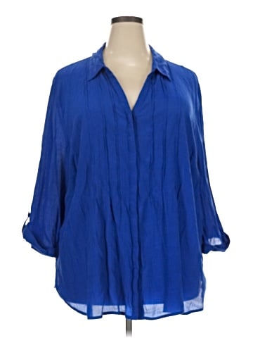 Catherines 3/4 Sleeve Blouse (view 1)