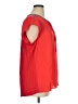 DR2 100% Polyester Red Short Sleeve Blouse Size XL - photo 4