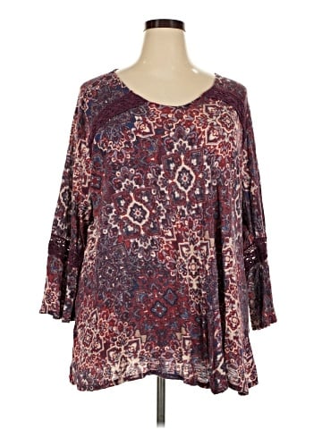 Catherines 3/4 Sleeve T-Shirt (view 1)