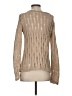 MICHAEL Michael Kors Metallic Tan Pullover Sweater Size S - photo 2