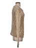 MICHAEL Michael Kors Metallic Tan Pullover Sweater Size S - photo 4