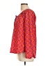 Daniel Rainn 100% Polyester Orange 3/4 Sleeve Blouse Size L - photo 5