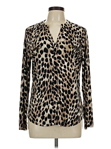 INC International Concepts Long Sleeve Blouse (view 1)