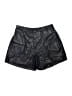 Cotton Bleu Metallic Black Shorts Size L - photo 1