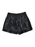 Cotton Bleu Metallic Black Shorts Size L - photo 2