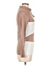 2b bebe Color Block Tan Turtleneck Sweater Size M - photo 4