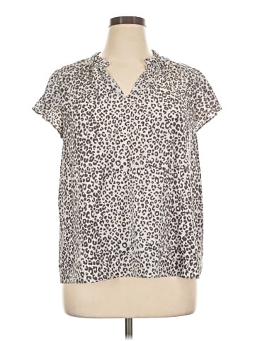 Nine West Short Sleeve Blouse (view 1)
