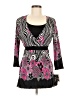 Elementz 100% Polyester Black 3/4 Sleeve Blouse Size M - photo 1