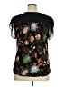 Daniel Rainn Black Short Sleeve Blouse Size XL - photo 2