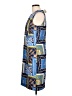 J. McLaughlin Print Blue Casual Dress Size 10 - photo 5