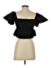 Josie Natori Black Short Sleeve Top Size XS - photo 2