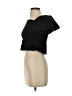 Josie Natori Black Short Sleeve Top Size XS - photo 5