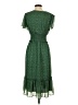 Max Studio 100% Polyester Paisley Green Cocktail Dress Size S - photo 2