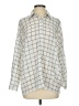 Max Studio Checkered-gingham Ivory Long Sleeve Blouse Size S - photo 1