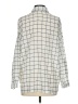 Max Studio Checkered-gingham Ivory Long Sleeve Blouse Size S - photo 2
