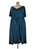Torrid Solid Teal Casual Dress Size 5X Plus (6) - photo 1