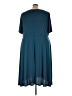 Torrid Solid Teal Casual Dress Size 5X Plus (6) - photo 2