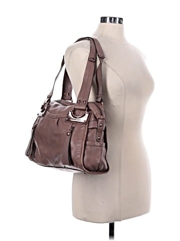 B Makowsky Leather Shoulder Bag (view 2)