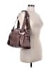 B Makowsky 100% Leather Gray Leather Shoulder Bag One size - photo 2