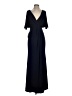 BHLDN 100% Polyester Solid Black Cocktail Dress Size 2 - photo 1
