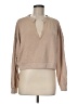 Missguided Tan Sweatshirt Size 6 - photo 1