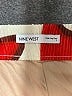 Nine West 100% Polyester Print Red Casual Pants Size L - photo 7