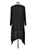 Chico's Polka Dots Black Casual Dress Size Lg (2) - photo 2