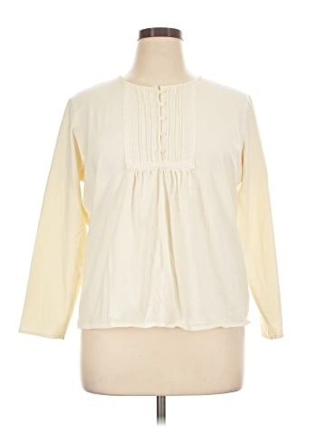 Denim & Co Long Sleeve Blouse (view 1)