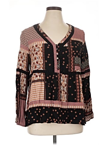 Gibson Latimer Long Sleeve Blouse (view 1)