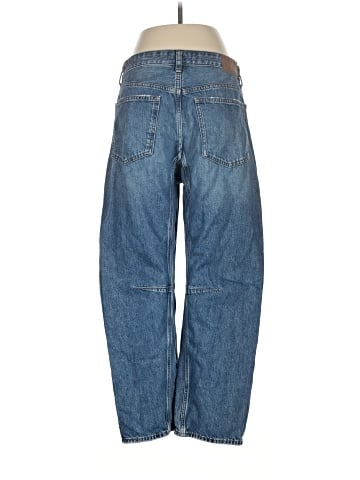 Madewell The Darted Barrel-Leg Jean in Irmo Wash (view 2)