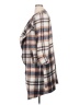 Shein Curve 100% Polyester Plaid Ivory Coat Size 14 Plus (1) - photo 5