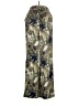 MNG Paisley Green Casual Pants Size S - photo 1