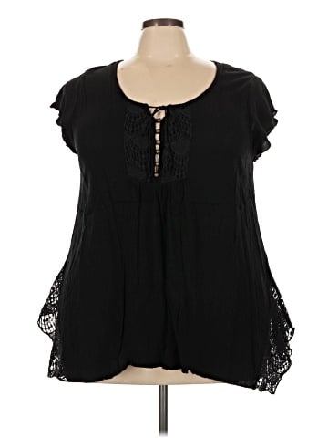 One World Short Sleeve Blouse (view 1)