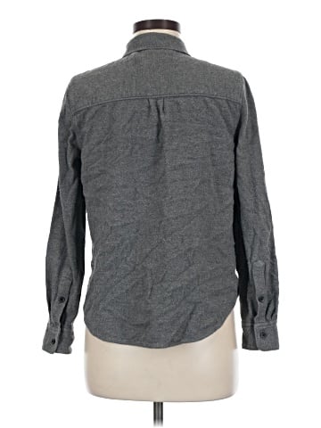 Madewell Flannel Shrunken Ex-Boyfriend Shirt (view 2)