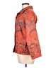 Chico's Print Orange Jacket Size Lg (2) - photo 5