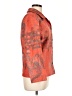Chico's Print Orange Jacket Size Lg (2) - photo 4
