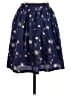 ModCloth 100% Cotton Paisley Blue Casual Skirt Size S - photo 1