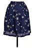 ModCloth 100% Cotton Paisley Blue Casual Skirt Size S - photo 2