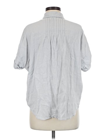 Madewell Courier Pintuck-Back Shirt in Textured Windowpane (view 2)