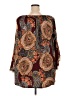 Win Win Brown 3/4 Sleeve Blouse Size 2X - photo 2