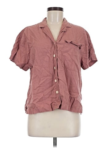 Madewell Linen-Blend Camp Shirt (view 1)