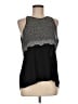BCBGMAXAZRIA 100% Polyester Black Sleeveless Blouse Size M - photo 1